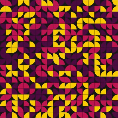 Soyut Geometrik Desen üretken hesaplama sanatı çizimi