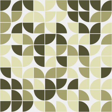 Soyut renk geometrik mozaik desen üretken hesaplama sanatı çizimi, yapboz rengi parçalarının taklidi