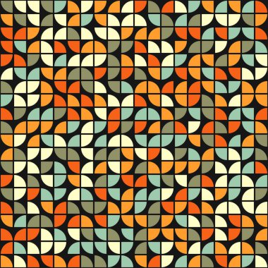 Soyut Geometrik Desen üretken hesaplama sanatı çizimi