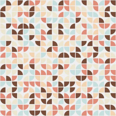 Soyut Geometrik Desen üretken hesaplama sanatı çizimi