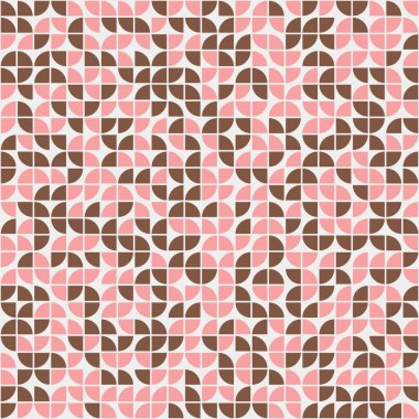 Soyut renk geometrik mozaik desen üretken hesaplama sanatı çizimi, yapboz rengi parçalarının taklidi