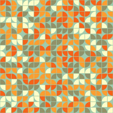 Soyut Geometrik Desen üretken hesaplama sanatı çizimi