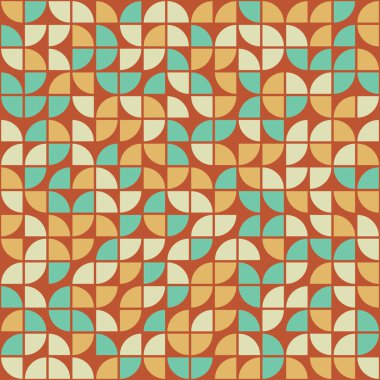 Soyut Geometrik Desen üretken hesaplama sanatı çizimi
