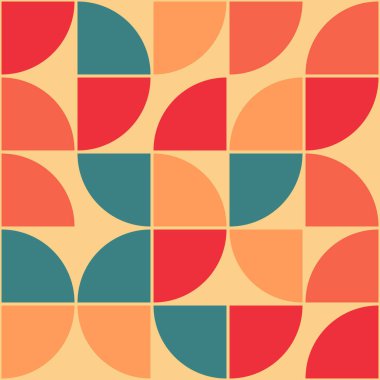 Soyut Geometrik Desen üretken hesaplama sanatı çizimi