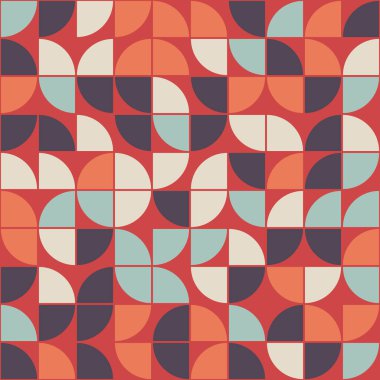 Soyut Geometrik Desen üretken hesaplama sanatı çizimi