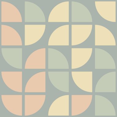 Soyut Geometrik Desen, üretken hesaplama sanatı, vektör illüstrasyonu