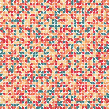 vektörsüz Soyut Geometrik Desen, Üretken hesaplama sanatı çizimi