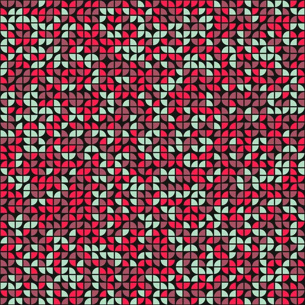 Abstraktes Geometrisches Muster Generative Computerkunst Vektorillustration — Stockvektor