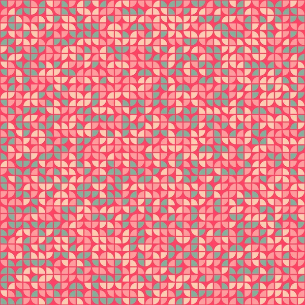 Vector Naadloos Abstract Geometrisch Patroon Generatieve Computationele Kunst Illustratie — Stockvector