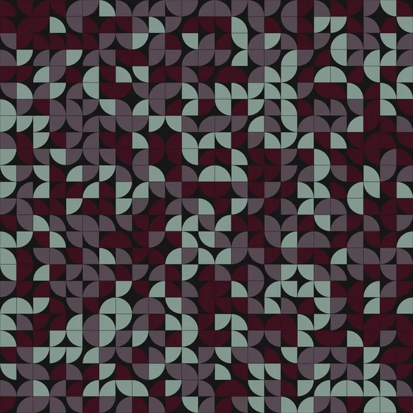 抽象的な色幾何学的モザイクパターン生成的な計算アートイラスト パズル色の作品の模倣 — ストックベクタ