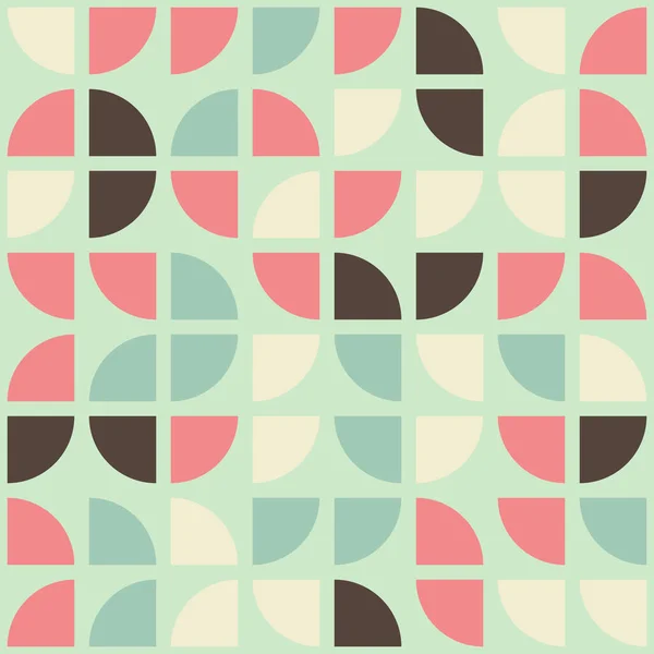 Vektor Nahtlose Abstrakte Geometrische Muster Generative Computergrafik Illustration — Stockvektor
