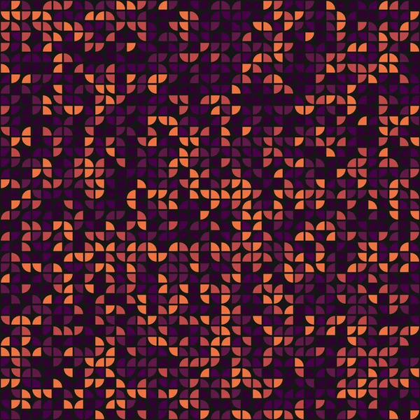 Vector Seamless Abstract Geometric Pattern Generative Computational Art Illustration — 스톡 벡터