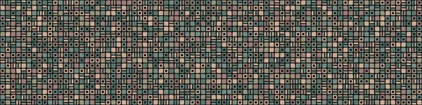 Abstrakte Farbe Geometrisches Mosaik Muster Generative Computergestützte Kunst Illustration Nachahmung — Stockvektor