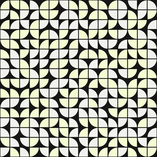 Vektor Sömlös Abstrakt Geometriskt Mönster Generativ Beräkningskonst Illustration — Stock vektor