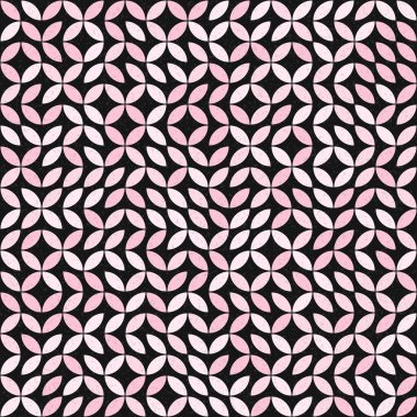 Soyut Geometrik Desen üretken hesaplama sanatı çizimi