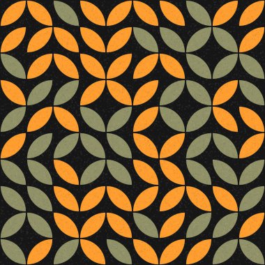 Soyut Geometrik Desen, üretken hesaplama sanatı, vektör illüstrasyonu