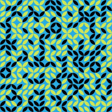 Soyut Geometrik Desen üretken hesaplama sanatı çizimi