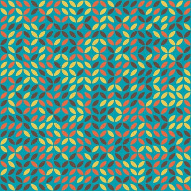 Soyut Geometrik Desen üretken hesaplama sanatı çizimi