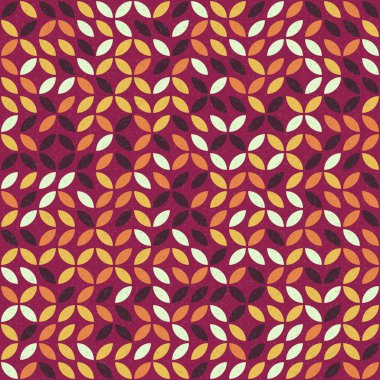 Soyut Geometrik Desen üretken hesaplama sanatı çizimi