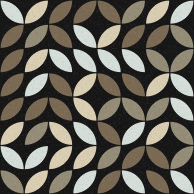 Soyut Geometrik Desen, üretken hesaplama sanatı, vektör illüstrasyonu