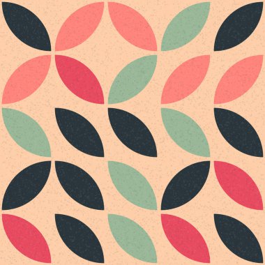 Soyut Geometrik Desen, üretken hesaplama sanatı, vektör illüstrasyonu