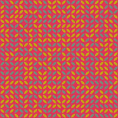 Soyut Geometrik Desen üretken hesaplama sanatı çizimi