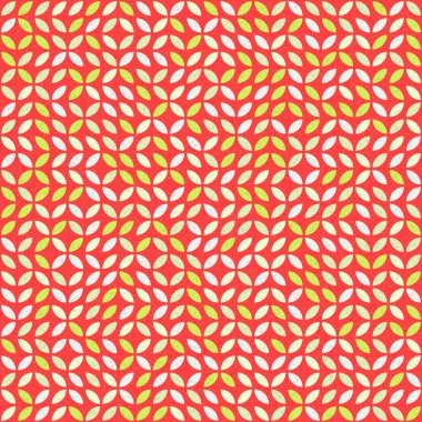 Soyut Geometrik Desen üretken hesaplama sanatı çizimi