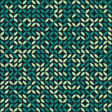 Soyut Geometrik Desen, üretken hesaplama sanatı, vektör illüstrasyonu