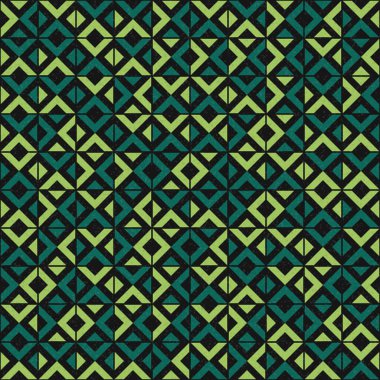 Soyut Geometrik Desen üretken hesaplama sanatı çizimi