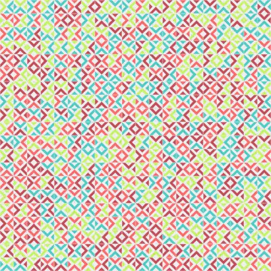 Soyut Geometrik Desen üretken hesaplama sanatı çizimi