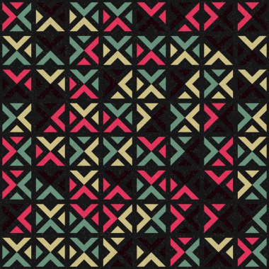 Soyut Geometrik Desen üretken hesaplama sanatı çizimi