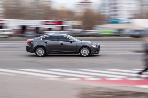 Oekraïne Kiev Maart 2021 Gray Ford Fusion Uit Noord Amerika — Stockfoto