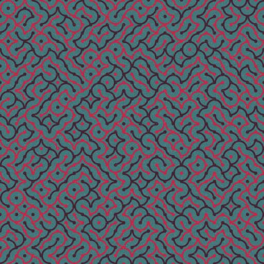 Soyut Geometrik Desen üretken hesaplama sanatı çizimi