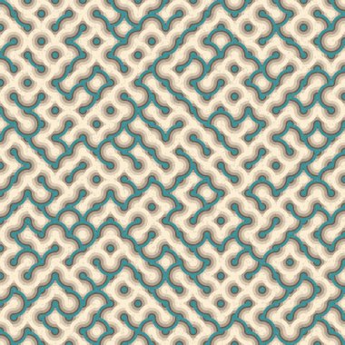 Soyut Geometrik Desen üretken hesaplama sanatı çizimi