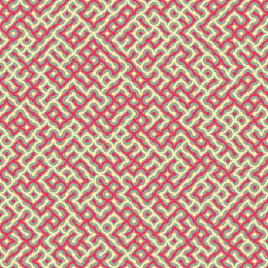 Soyut Geometrik Desen üretken hesaplama sanatı çizimi