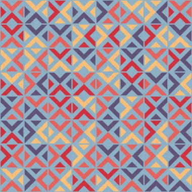 Soyut Geometrik Desen üretken hesaplama sanatı çizimi