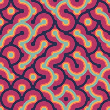 Soyut Geometrik Desen, hesaplama sanatı çizimi