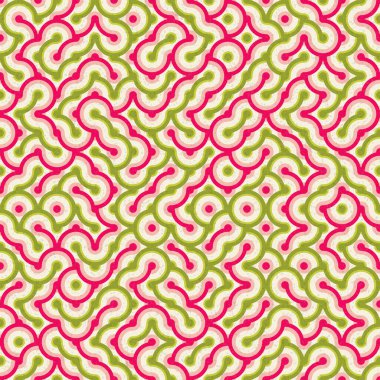 Soyut Geometrik Desen üretken hesaplama sanatı çizimi