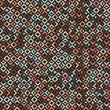 Soyut Geometrik Desen üretken hesaplama sanatı çizimi