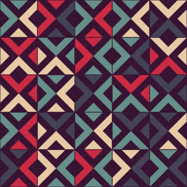 Soyut Geometrik Desen üretken hesaplama sanatı çizimi