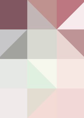 Geometrik şekilli soyut renk arkaplanı, üçgen ve çokgen desenli illüstrasyon