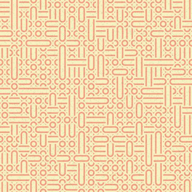 Soyut Geometrik Desen üretken hesaplama sanatı çizimi