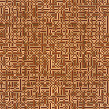 Soyut Geometrik Desen üretken hesaplama sanatı çizimi