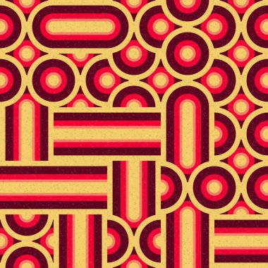 Soyut Geometrik Desen üretken hesaplama sanatı çizimi