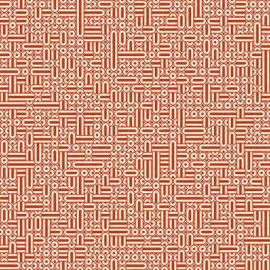 Soyut Geometrik Desen üretken hesaplama sanatı çizimi