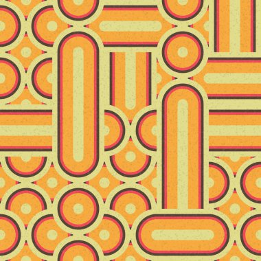 Soyut Geometrik Desen üretken hesaplama sanatı çizimi