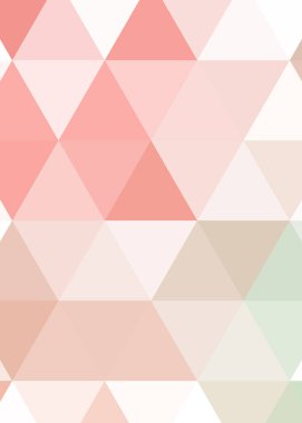 Çokgenli soyut renkli arkaplan çizimi