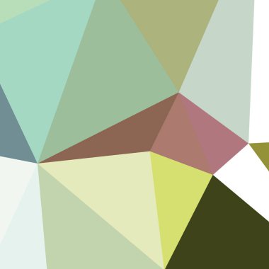 Çokgenli soyut renkli arkaplan çizimi