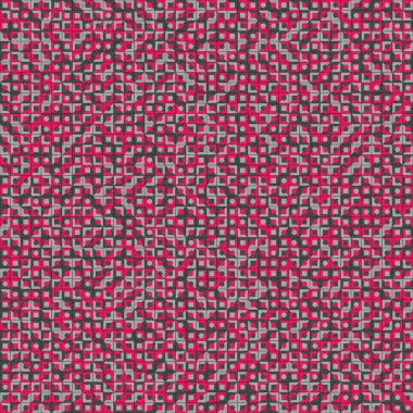 Soyut renk geometrik mozaik desen üretken hesaplama sanatı çizimi, fayans rengi parçalarının taklidi