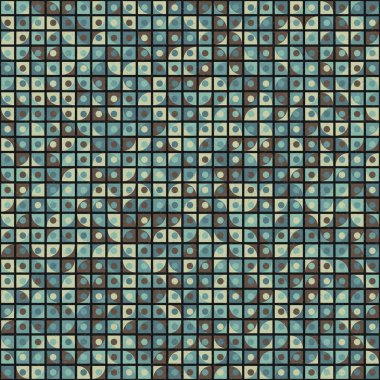 Soyut Geometrik Desen üretken hesaplama sanatı çizimi